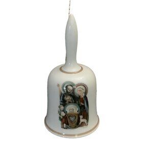 Vtg Schmid Bros. Hummel The Nativity Christmas 1973 Hand Bell 6" West Germany